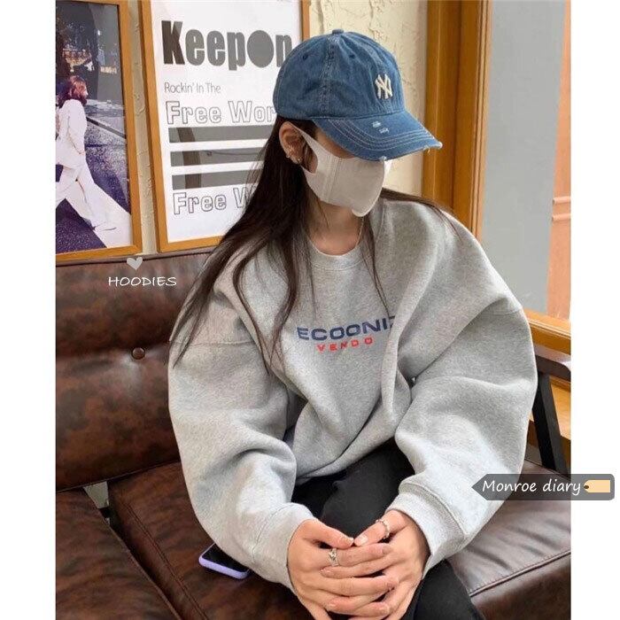 スタイルルーズセーター トップス スプリングベルベットコート ロング 春物 モンロー17493536137