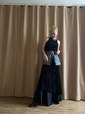 Eyelet frill design remake set jacket -4166-6
