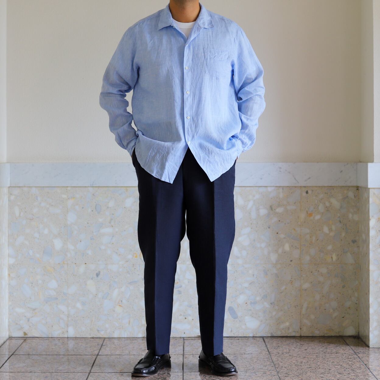 極美品 サンシャインクラウド カンクリーニ リネンシャツ BD マドラスチェック 新品】SUNSHINE＋CLOUD MINTENS限定品 SPECIAL LINEN SHIRT BIG SIZE