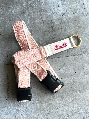 ハーネス ネーム刺繍 Nordic Salmon pink