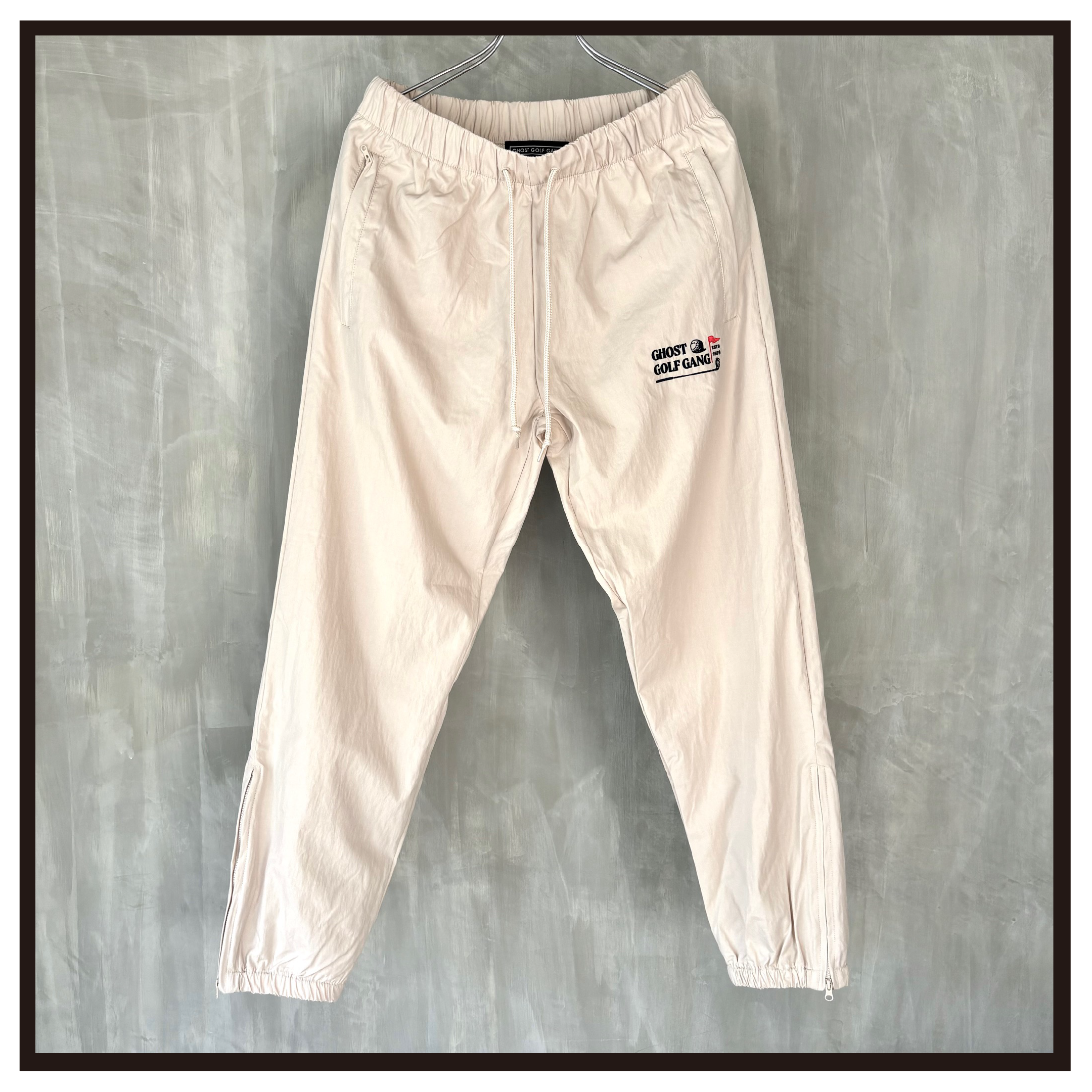 OLD LOGO TRACK PANTS (CREAM) | GHOST GOLF GANG OLD LOGO TRACK PANTS (CREAM) | GHOST GOLF GANG