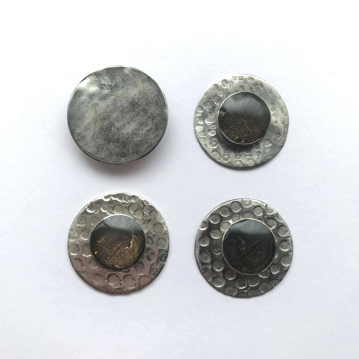 プレート付きシェル入りラウンドカボションS（25mm） | Dua