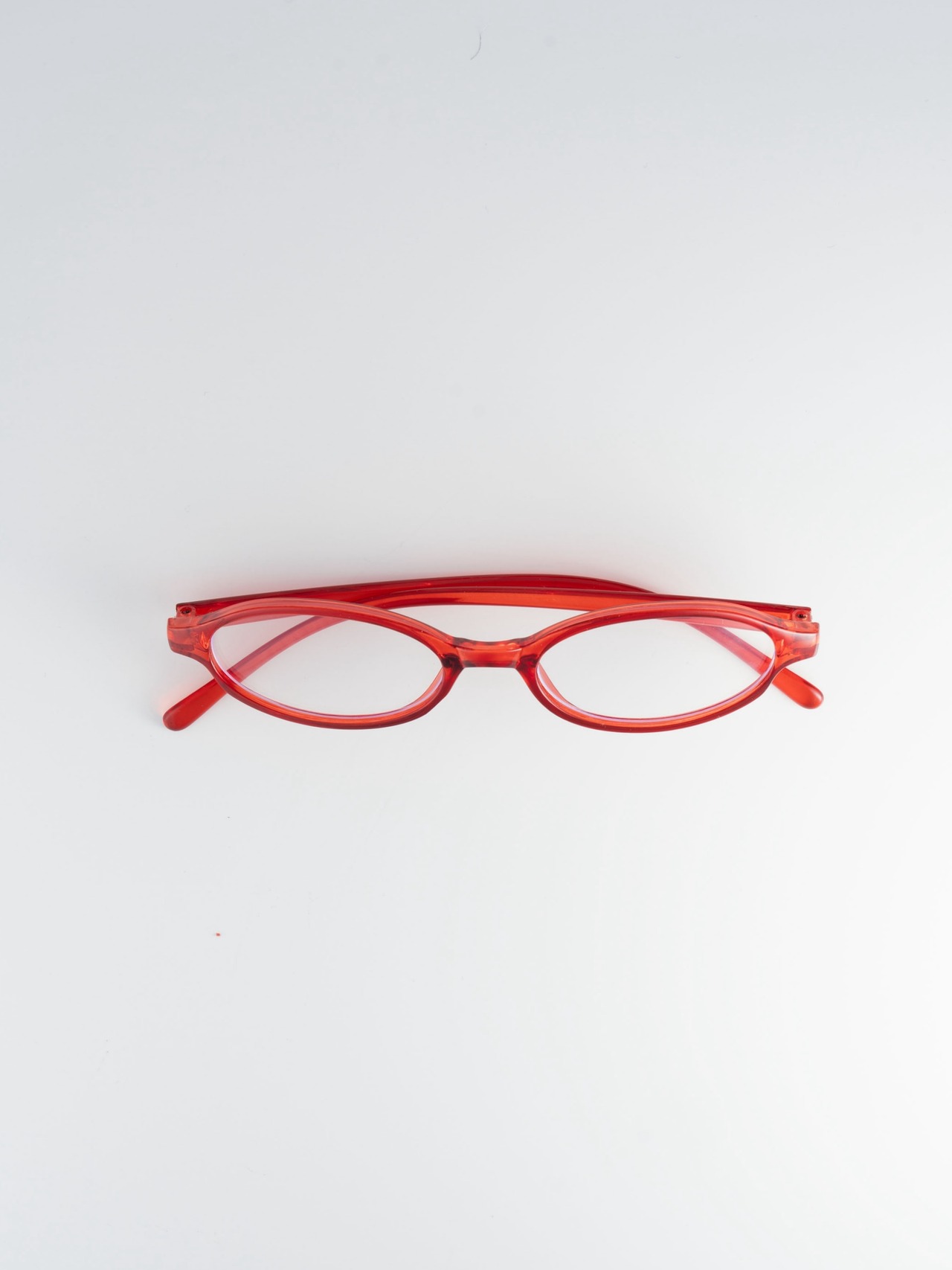 Glasses 006 / Retro and colorful (red)