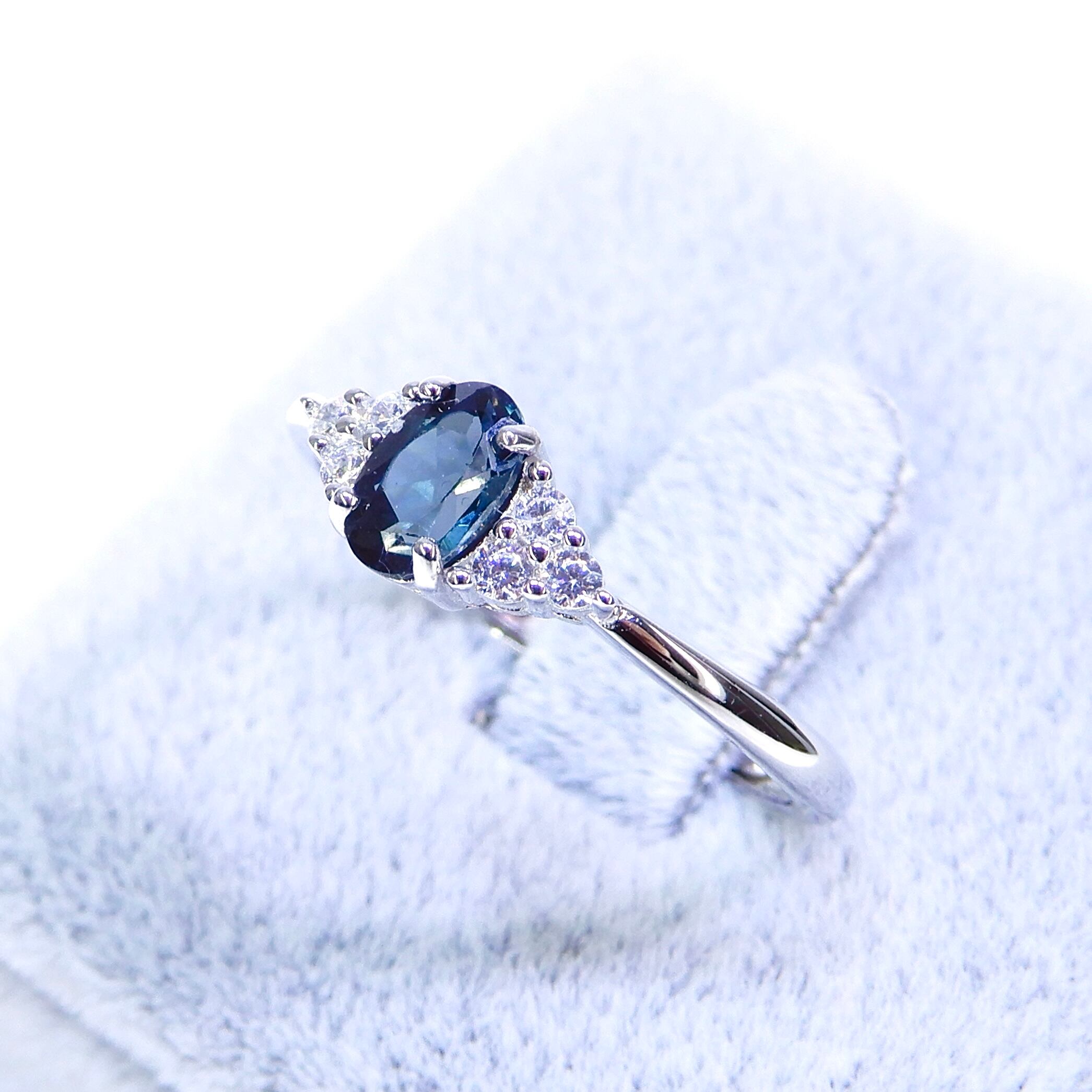 リング♦︎ロンドンブルートパーズ♦︎WGカラー《0127》