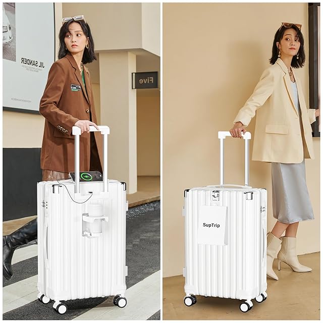 SupTrip] スーツケース 機内持ち込み キャリーケース USBポート付き