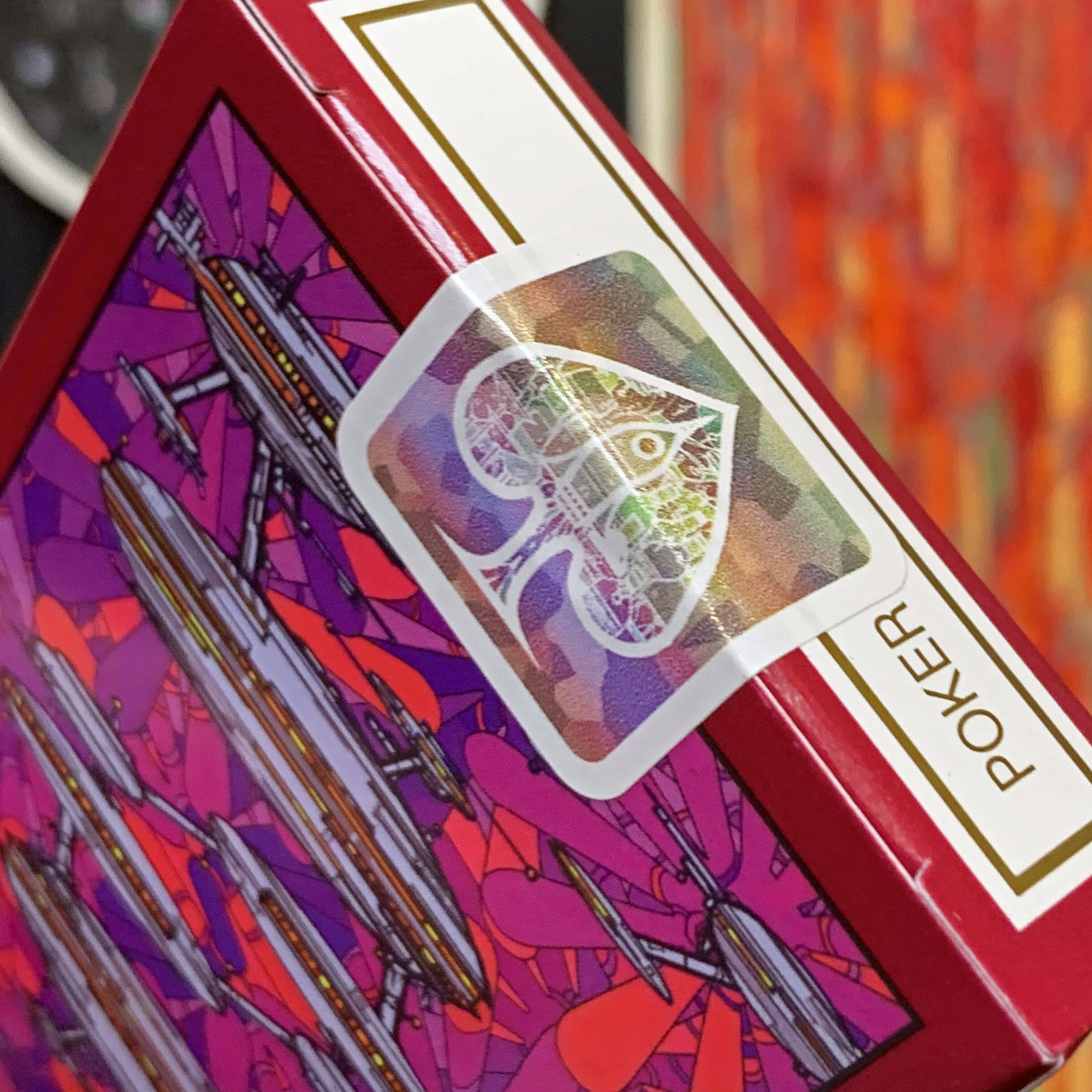 Holographic Gilded版】Bicycle Future Bar Playing Cards (カスタム