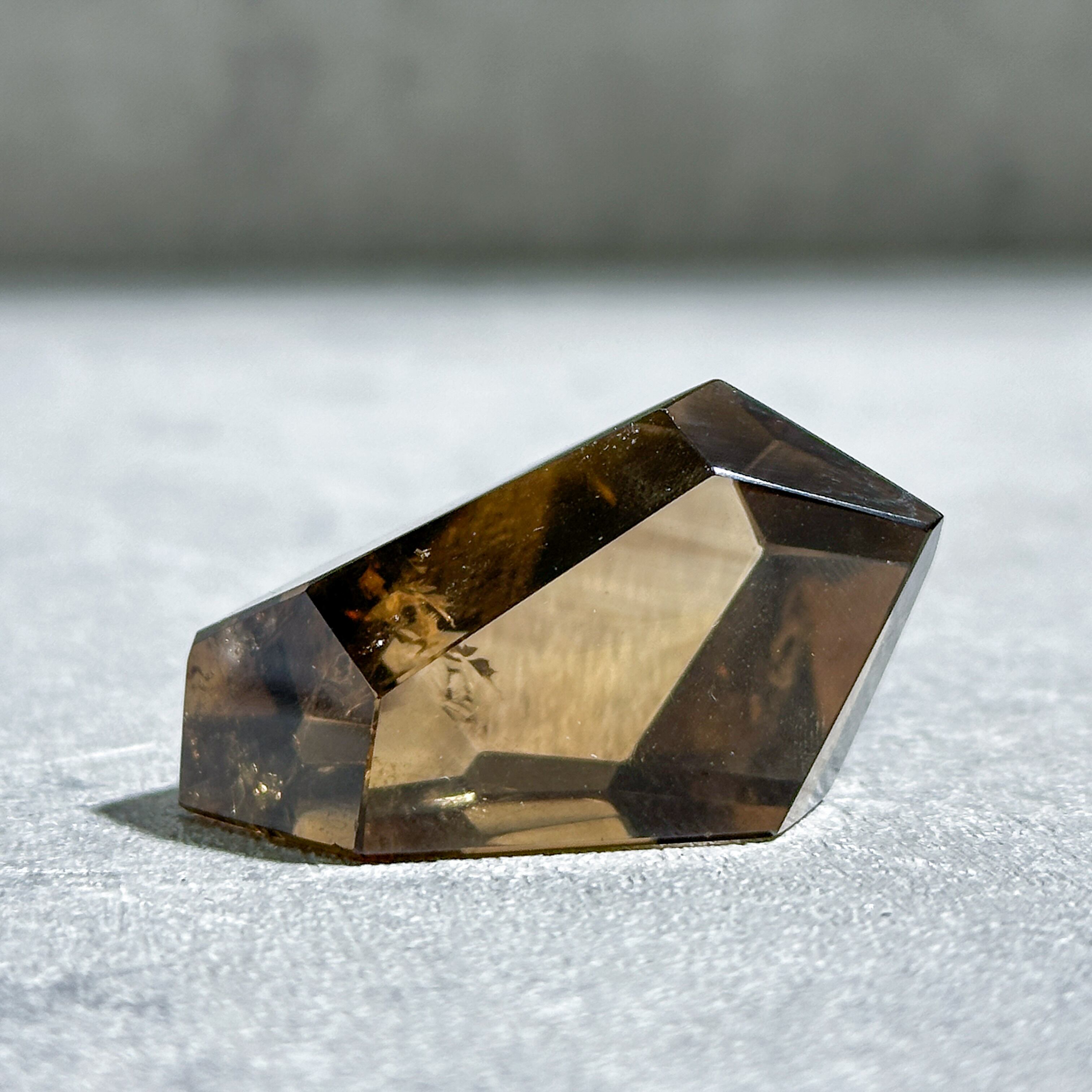 ファントム・透明感◎シトリン（黄水晶） フリーフォーム12