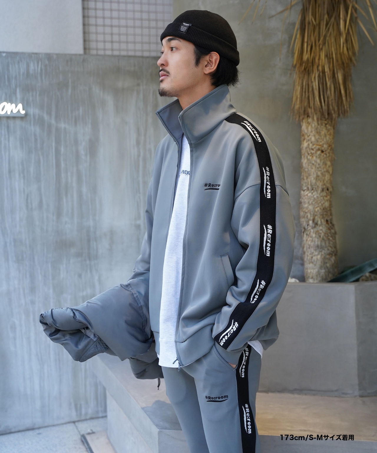 【#Re:room】LOGO SIDE LINE TRACK JACKET［REJ115］