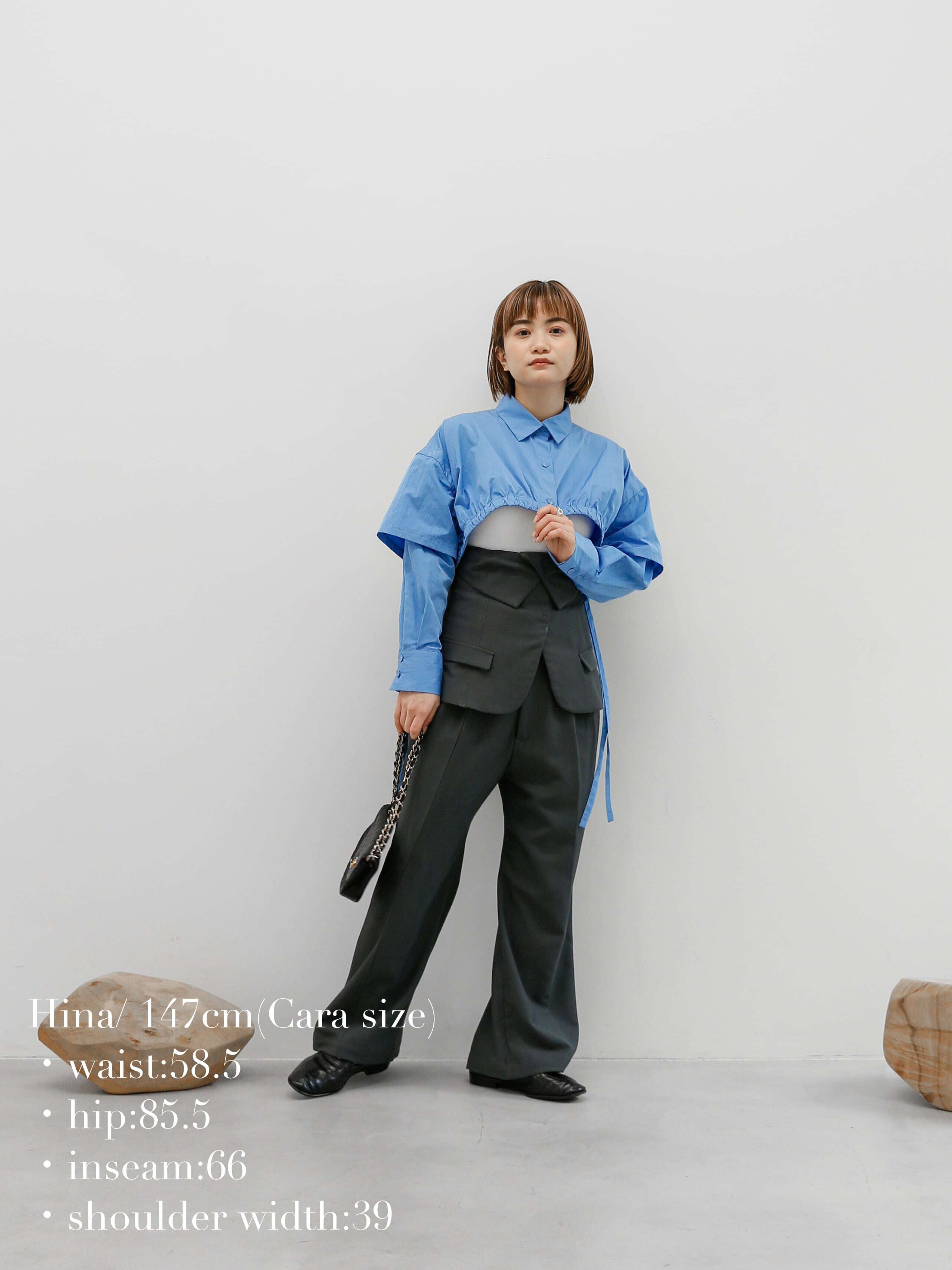 CARA KATRIN TOKYO bustier layered slacks