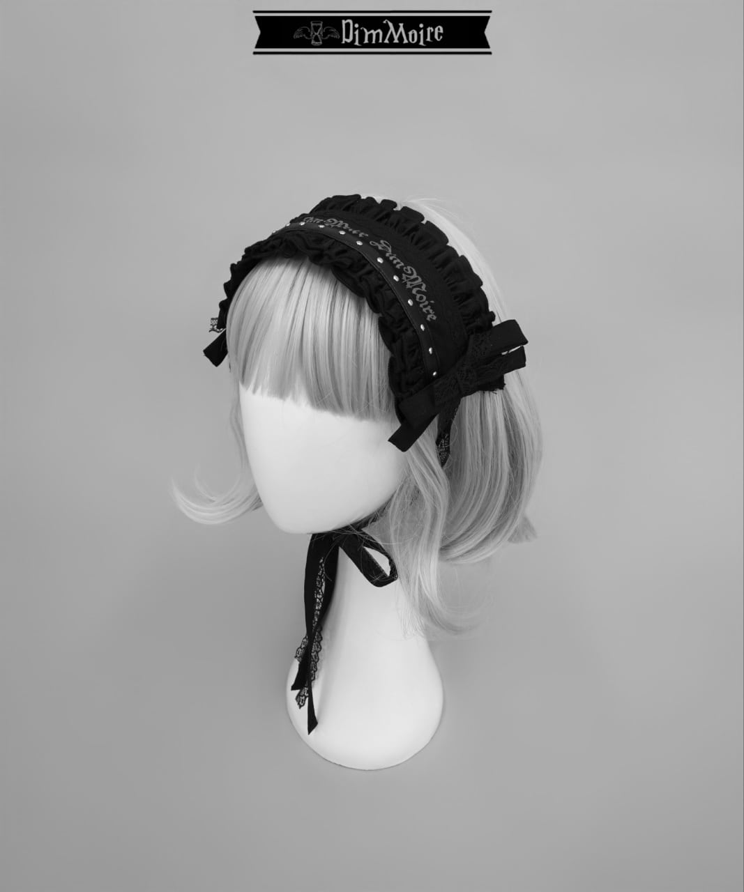 フリル×スタッズヘッドドレス【Black】 | DimMoire