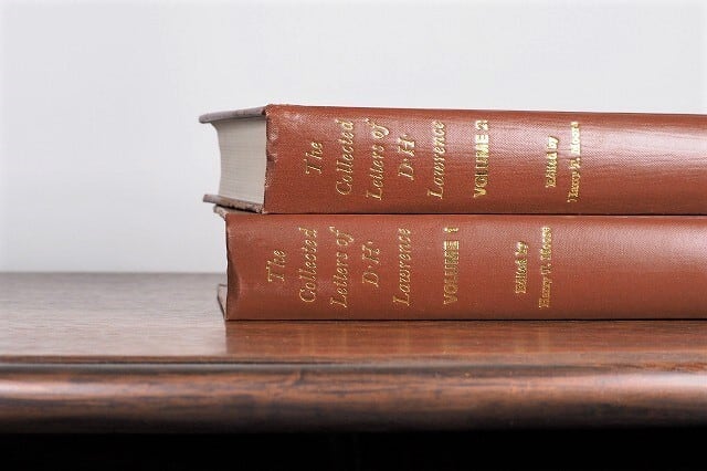 【CM328】The Collected Letters of D.H.Lawrence -2set- / display book