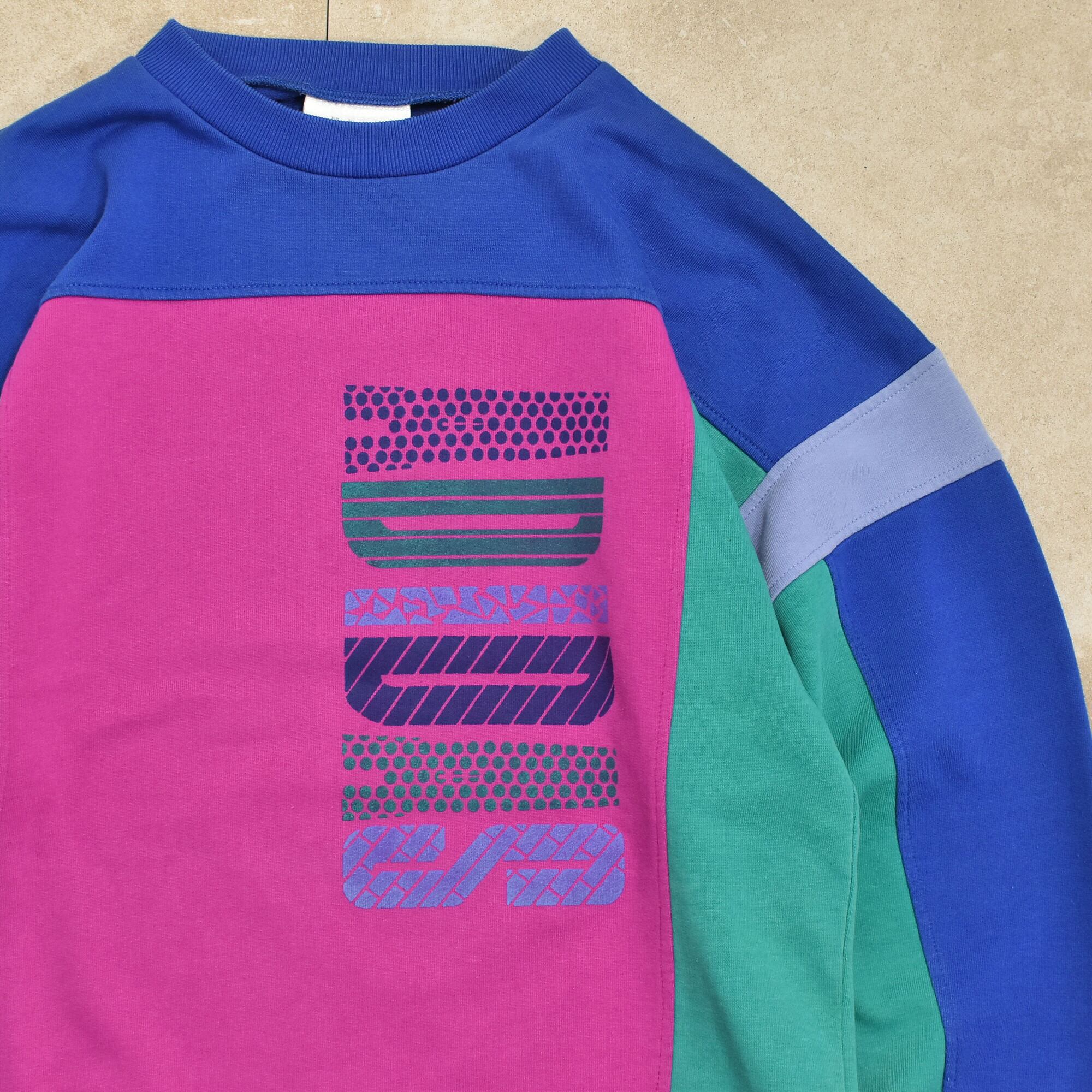 80～90s adidas crazy pattern sweatshirt | 古着屋 grin days memory