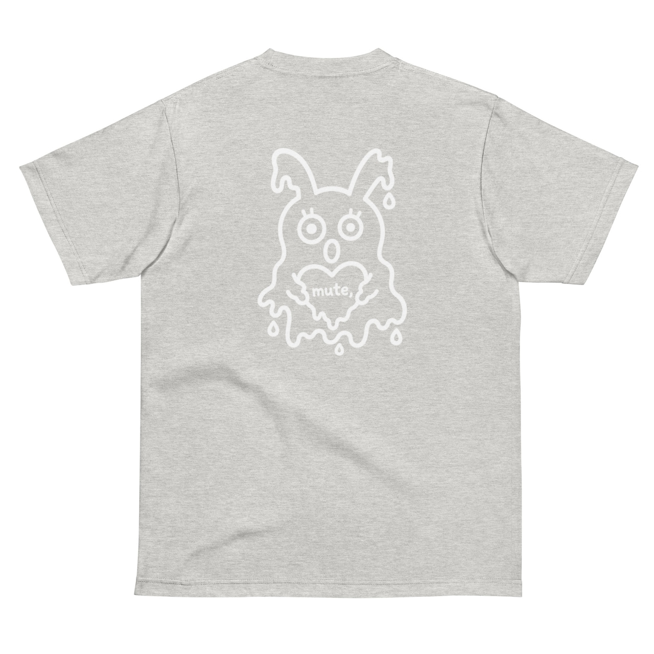Heart Tee White M0014 - 4
