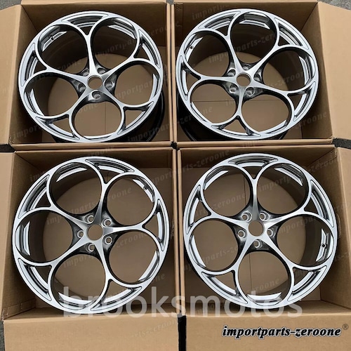 ポルシェマカンS GTS 21インチ鍛造ホイール 21x10 4 本セットハイパーブラック LI-1742−2