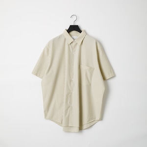 【LAST1】46G Atmosphere Stripe SS Shirt(BEIGE BLUE)