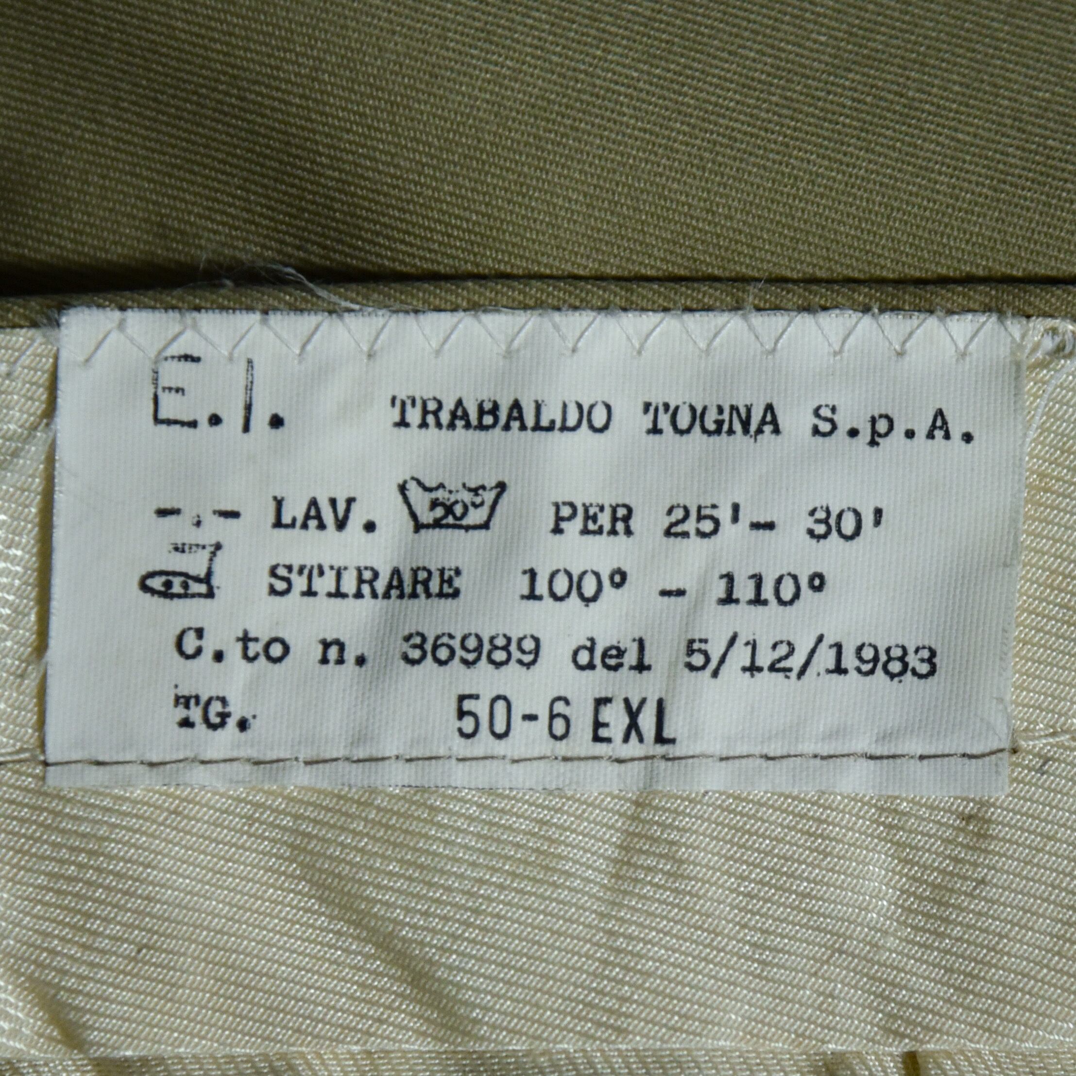 【DEAD STOCK】Italian Army Chino Trousers イタリア軍 チノ