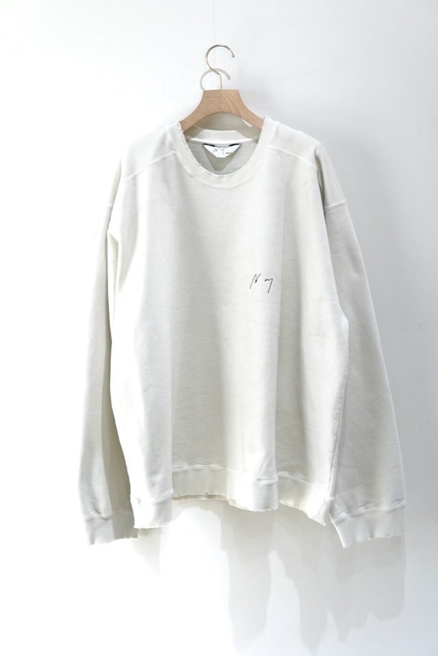 ANCELLM /  AGING OVER SWEAT SHIRT /ANC-CT41
