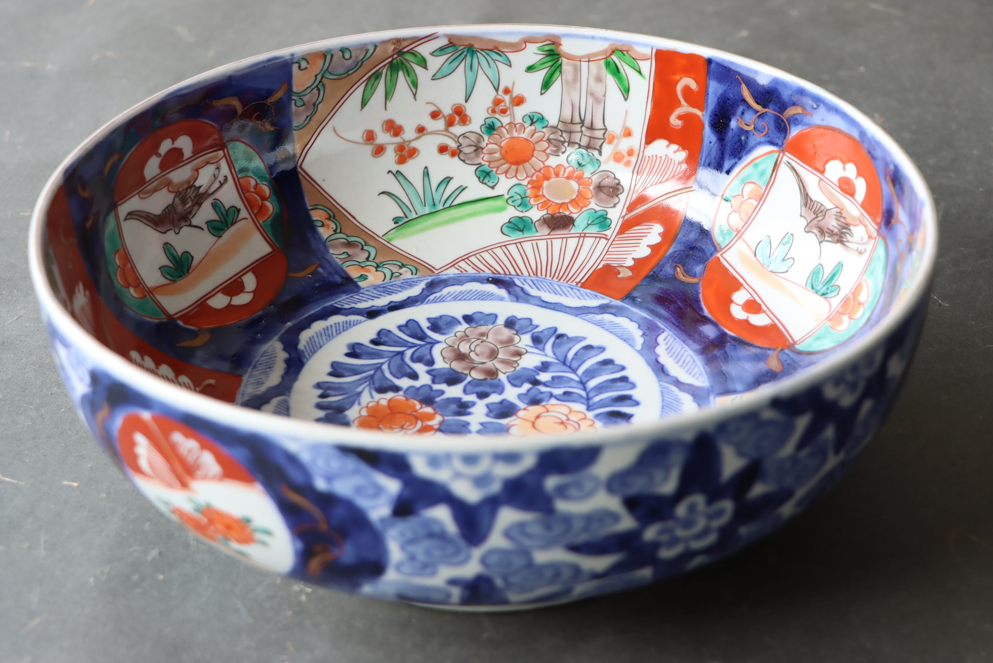 伊万里色絵鉢2客 鉢/Bowl, pot | (有)新原美術