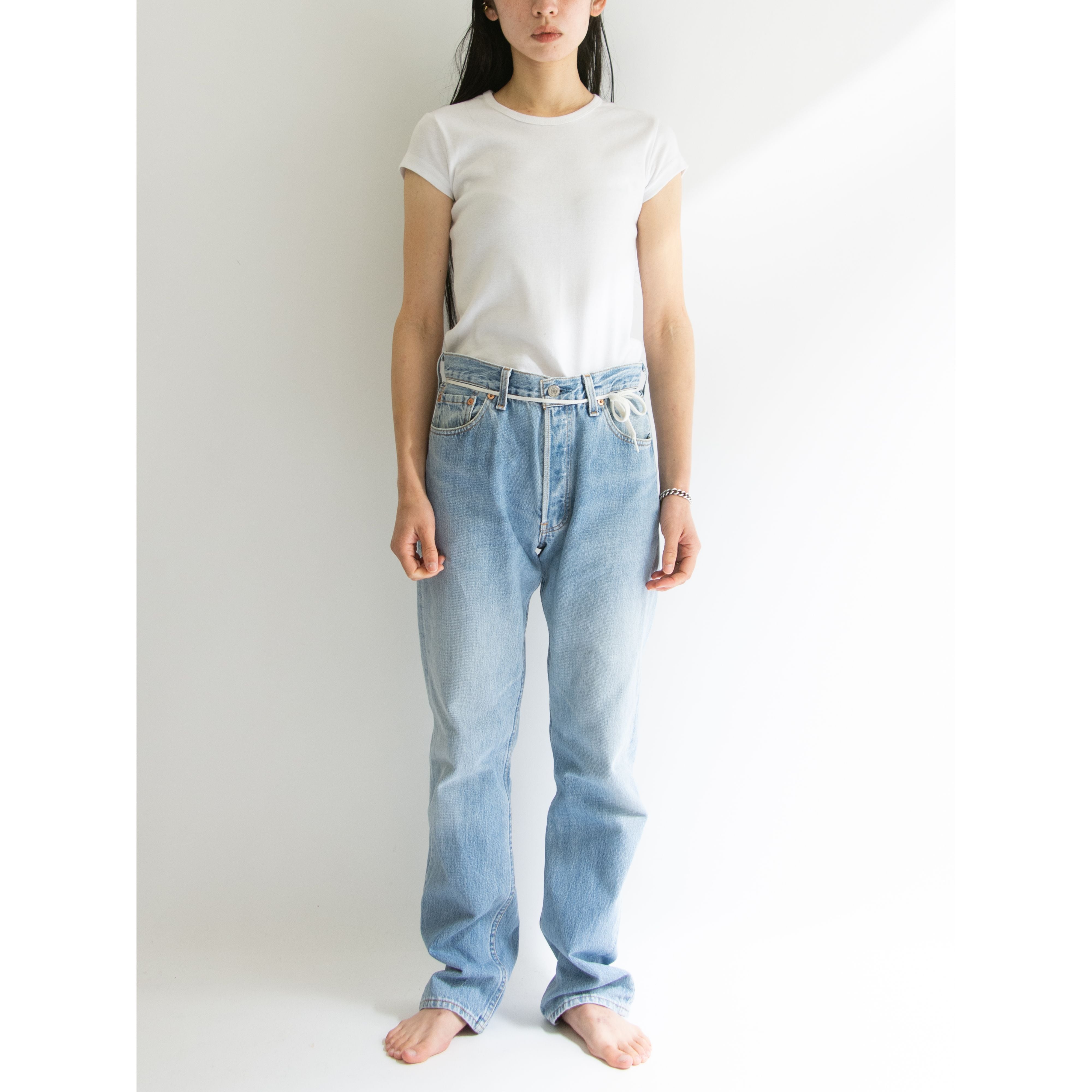 【LEVI'S 501】Made in U.S.A. 90's Straight Denim Pants W30 L32(リーバイス アメリカ製 ストレートデニムパンツ ジーンズ)