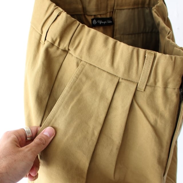 Upscape Audience M-52ワイド2タックチノトラウザー | C.COUNTLY