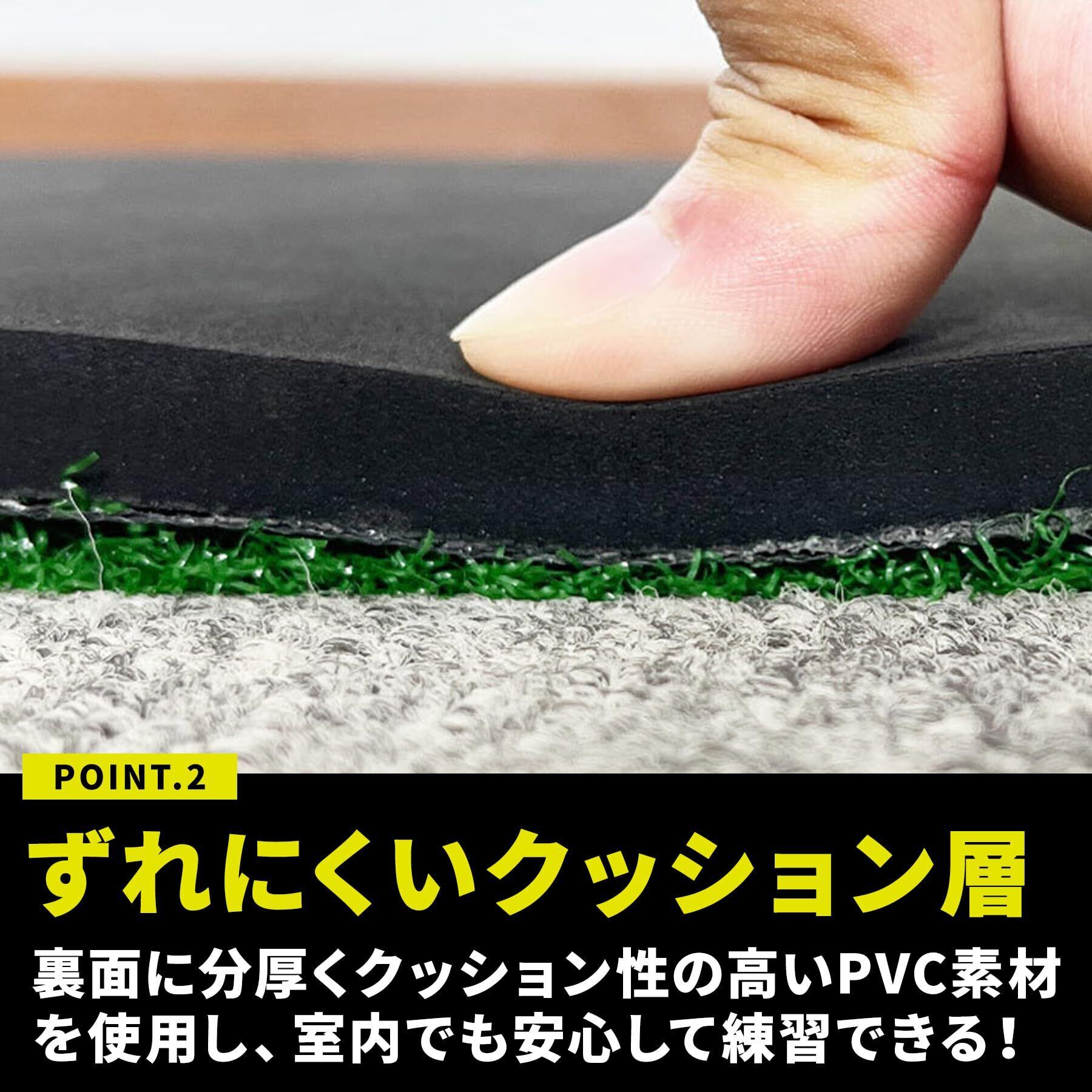 Gavit ゴルフ練習マット アプローチ練習器具 室内 トレーニング 芝風 Gavit ゴルフ練習マット アプローチ練習器具 室内 トレーニング 芝風