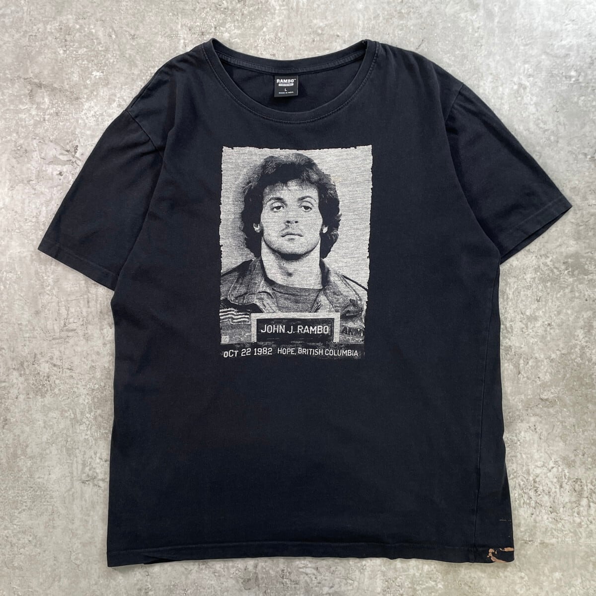 RAMBO ランボー 映画 ムービープリント Tシャツ メンズL 古着