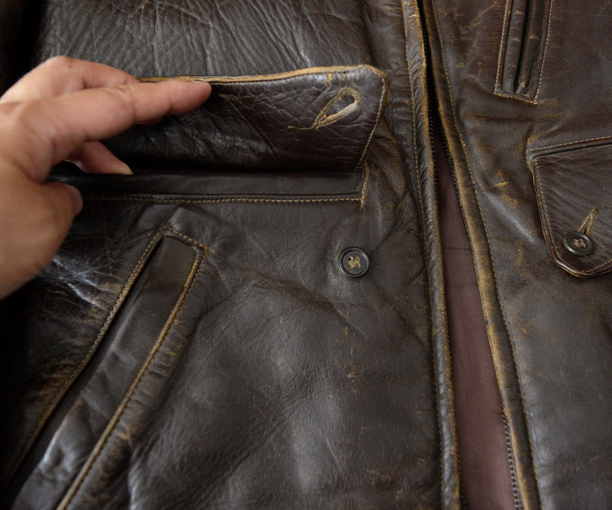 40s SPORT JACK HORSEHIDE JACKET 38 | SECOND TIME GLORY