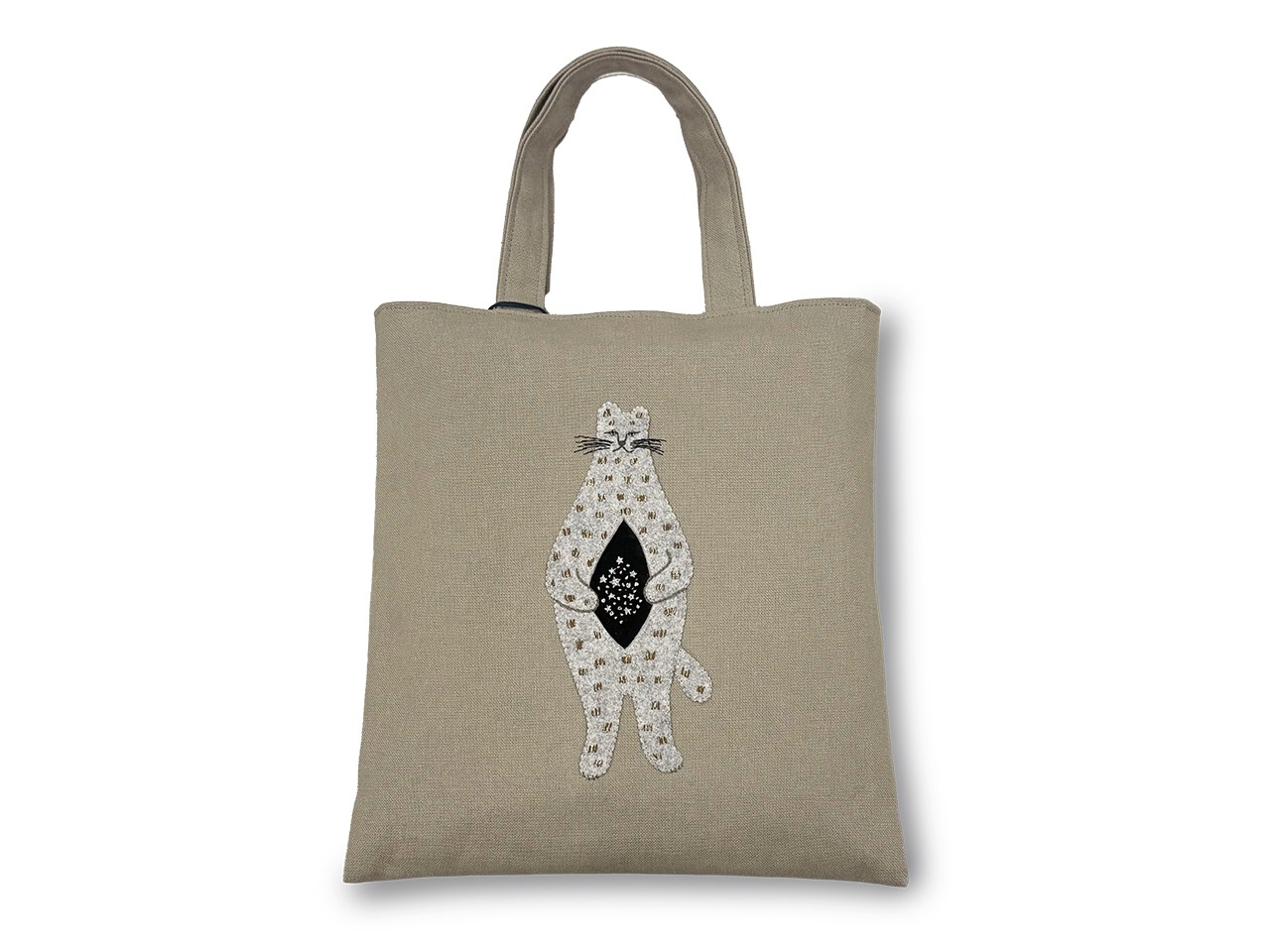 井上奈奈『ウラオモテヤマネコ』　刺繍トートバッグ