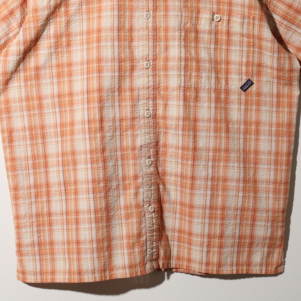 美品 L 05年 Puckerware Shirt Patagonia パッカーウェアシャツ パタゴニア  シアサッカー