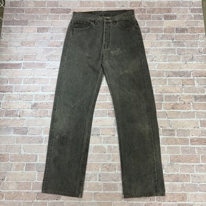 LEVI'S 501 先染めBLACK DENIM PANT W27.5