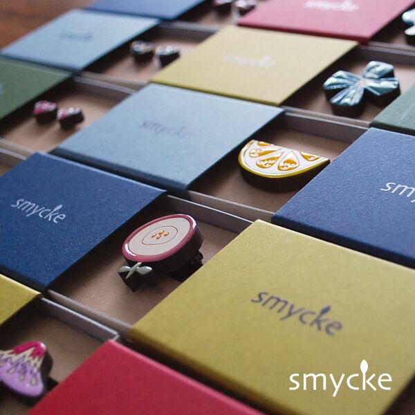 smycke 《フラワー A》塗り絵 木製パーツ