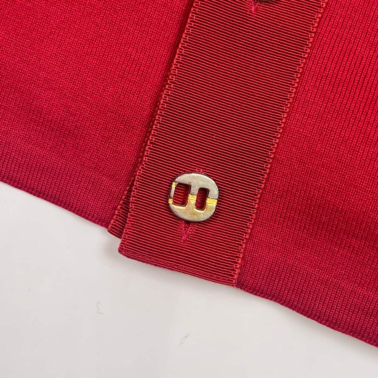 イタリア製 Salvatore Ferragamo サルヴァトーレ フェラガモ ニット カーディガン L/レッド メンズ