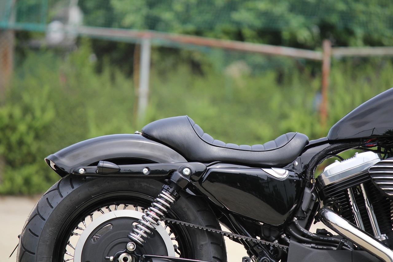 ShortRib Fender XL （07-09YEAR） Side hole (BLACK painted)- GLEAMING WORKS