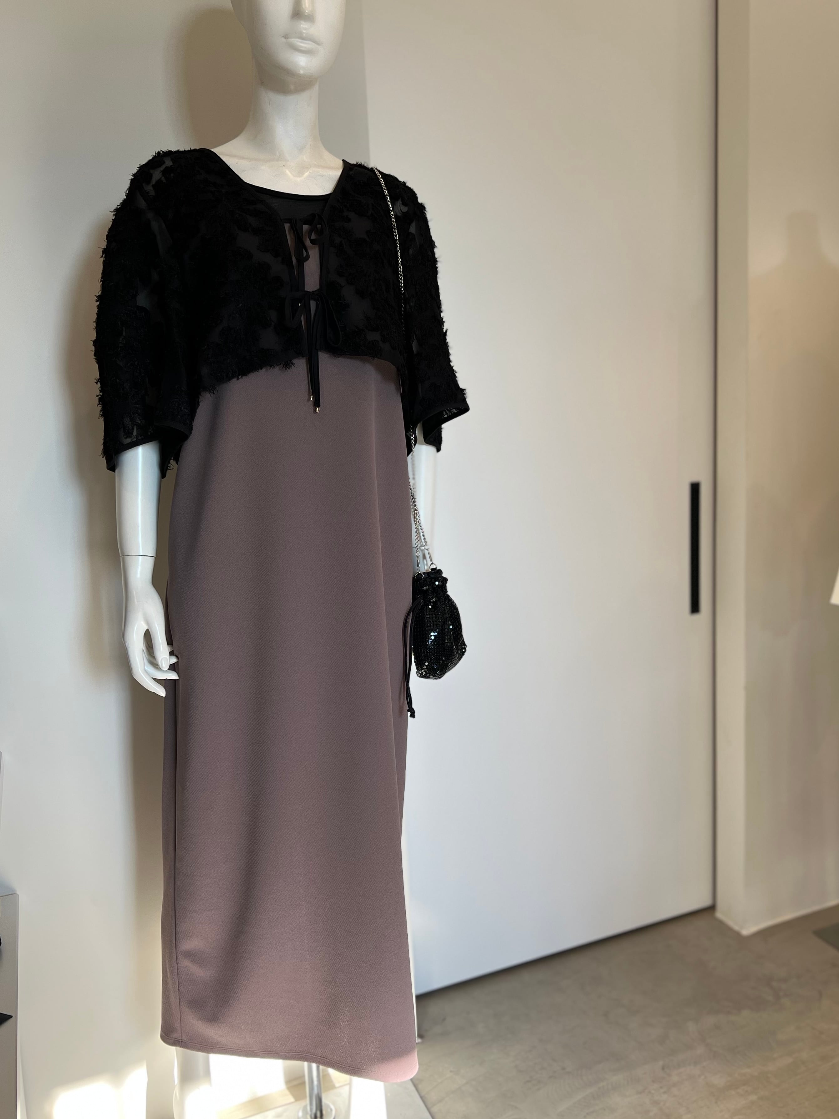 【CHIGNON】1554-016KK カットジャガードボレロ