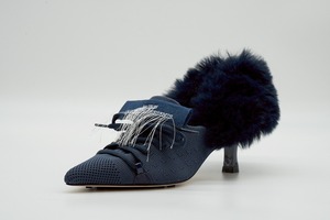 メゾンマヴェリックプレゼンツ　 Furry Heel Pumps