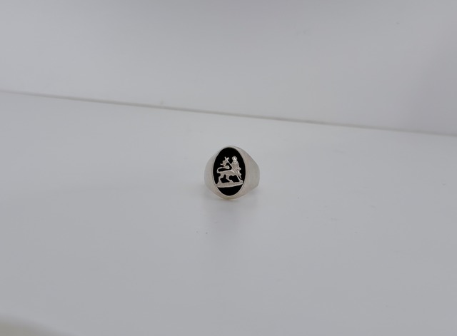 エチオピア リング「Lion of Judah（ジュダライオン）」｜シグネットリング 約16.5号｜Ethiopian Lion of Judah Signet Ring