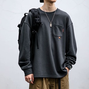 ★SIMPLE DESIGN ROUND NECK SWEATER　　　A0755