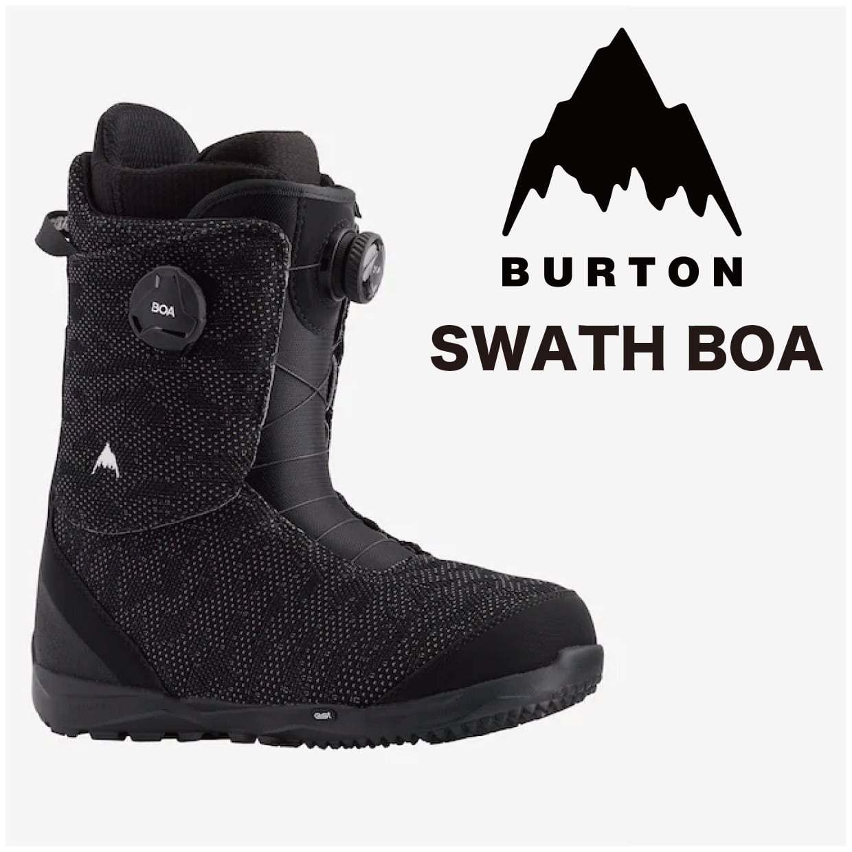 23-24年モデル BURTON .『 SWATH BOA 』. Black . バートン ...