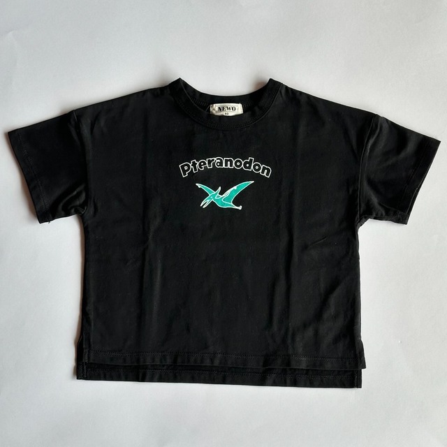 NeWo恐竜Tシャツ【90-120cm】Black