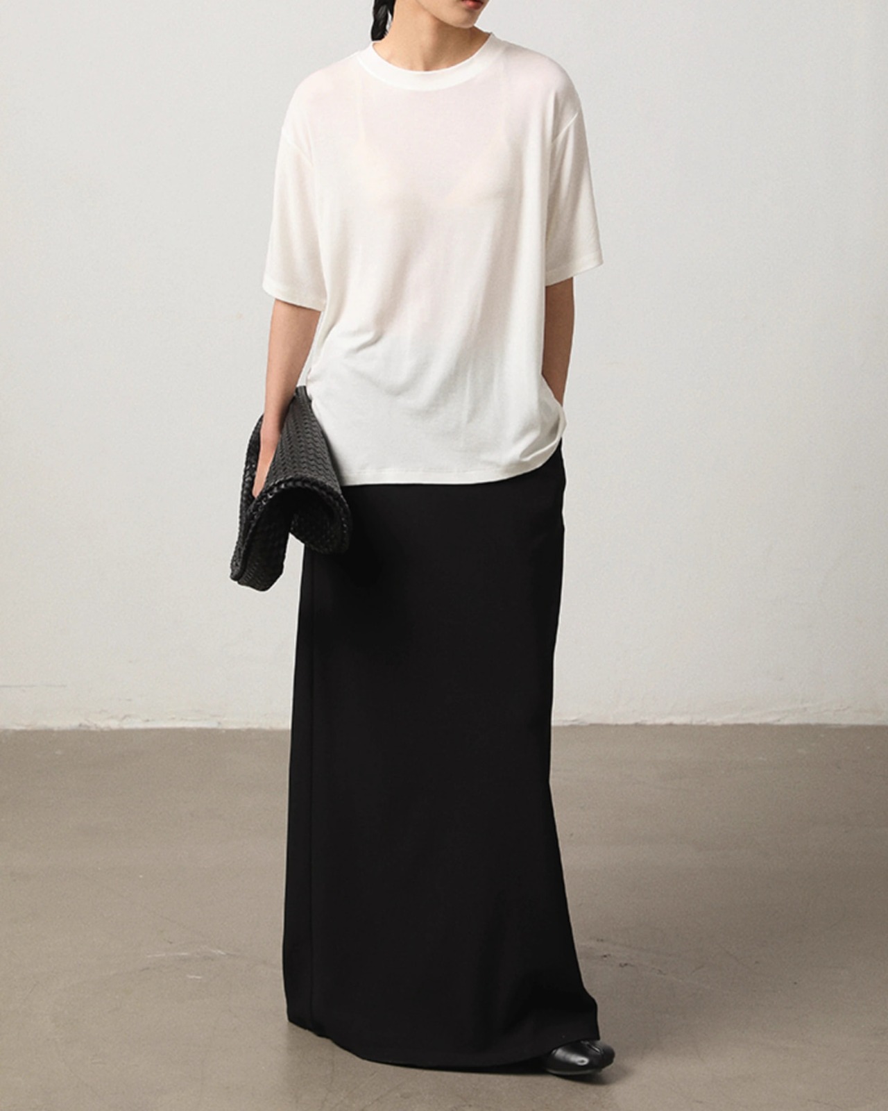 Simple boxy Tshirt　N1047