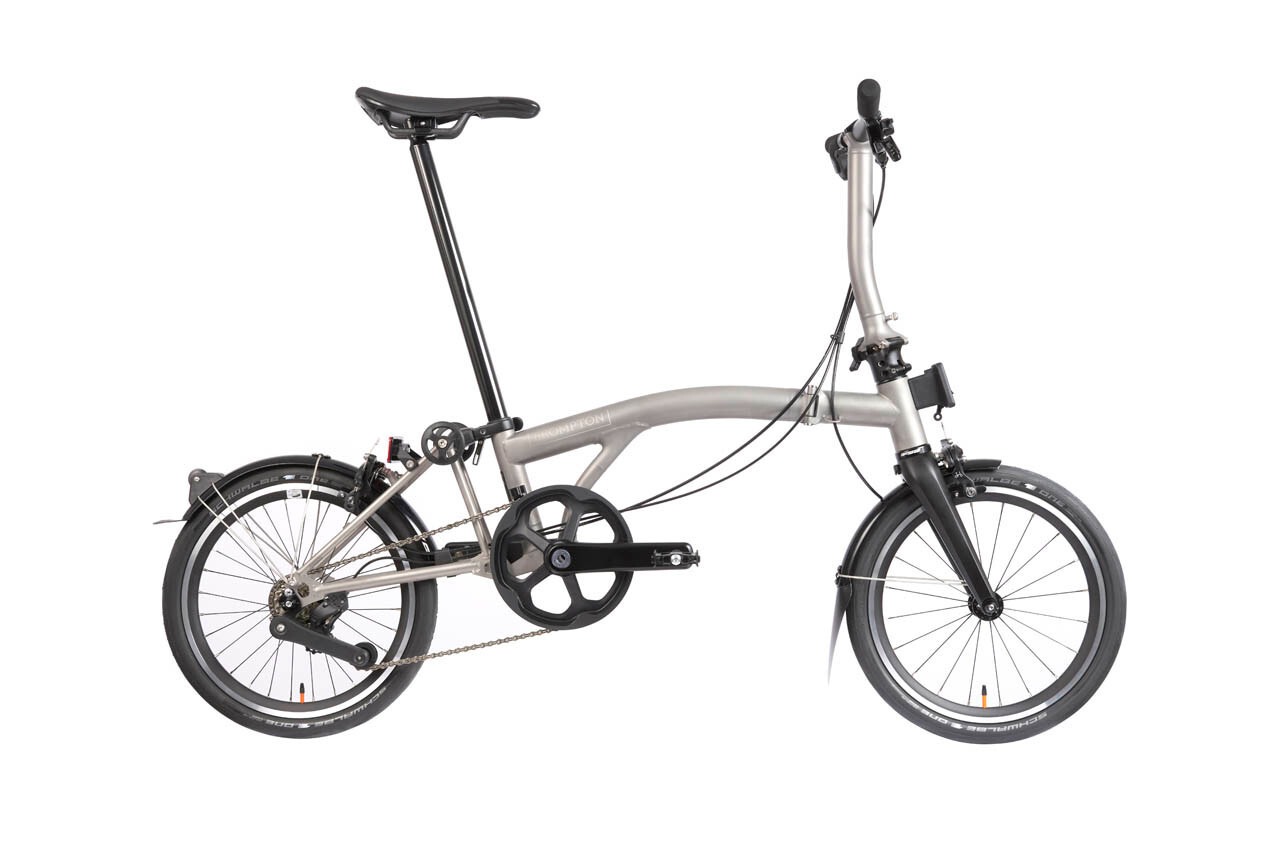 Brompton T Line  [Blasted Titanium] M4L / S4L