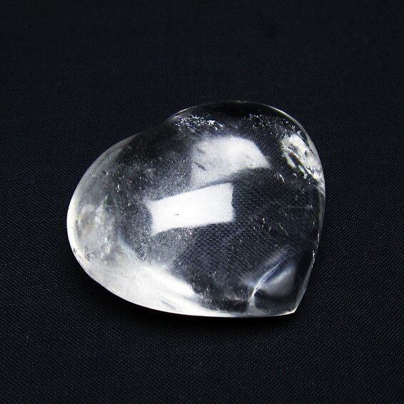 水晶 ハート置物 一点物 145-1459