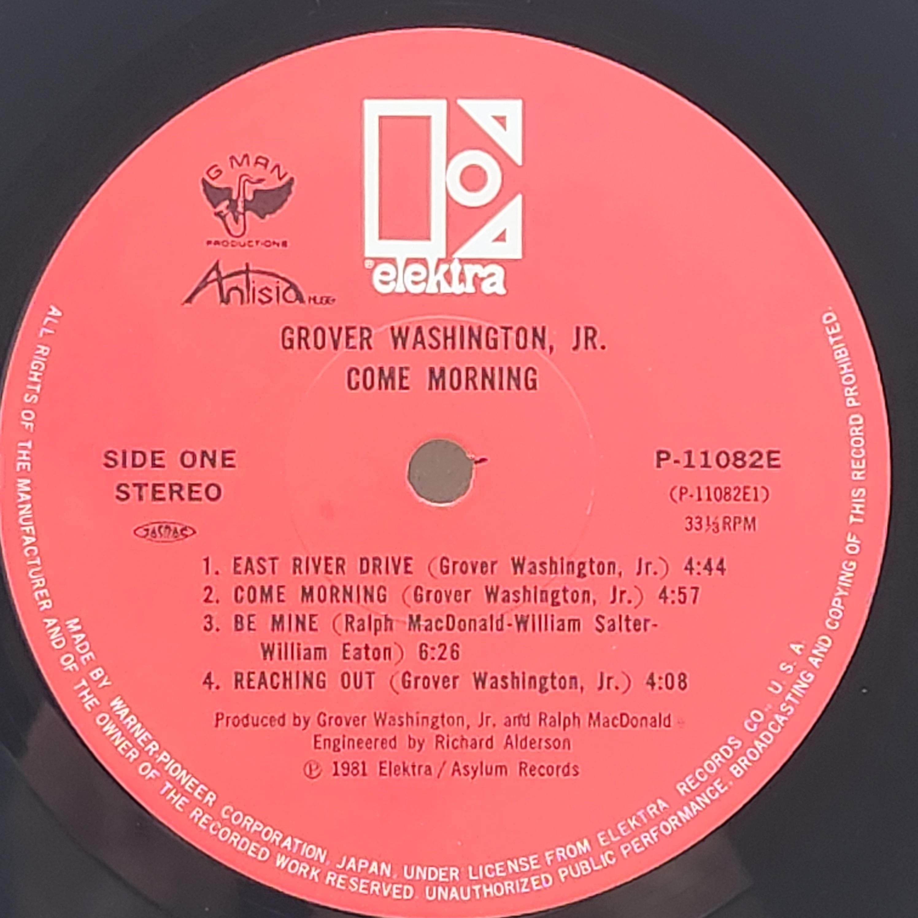 Grover Washington, Jr. / Come Morning [P-11082E] - 画像3