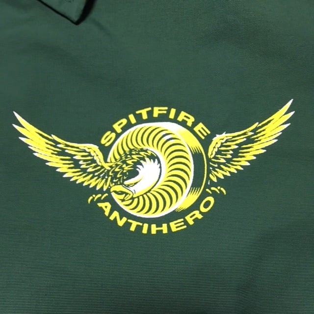 Spitfire x Anti Hero Classic Eagle Coaches Jacket Green Spitfire x Anti Hero Classic Eagle Coaches Jacket Green