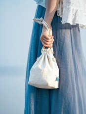 琵琶湖生まれの三つ編み巾着