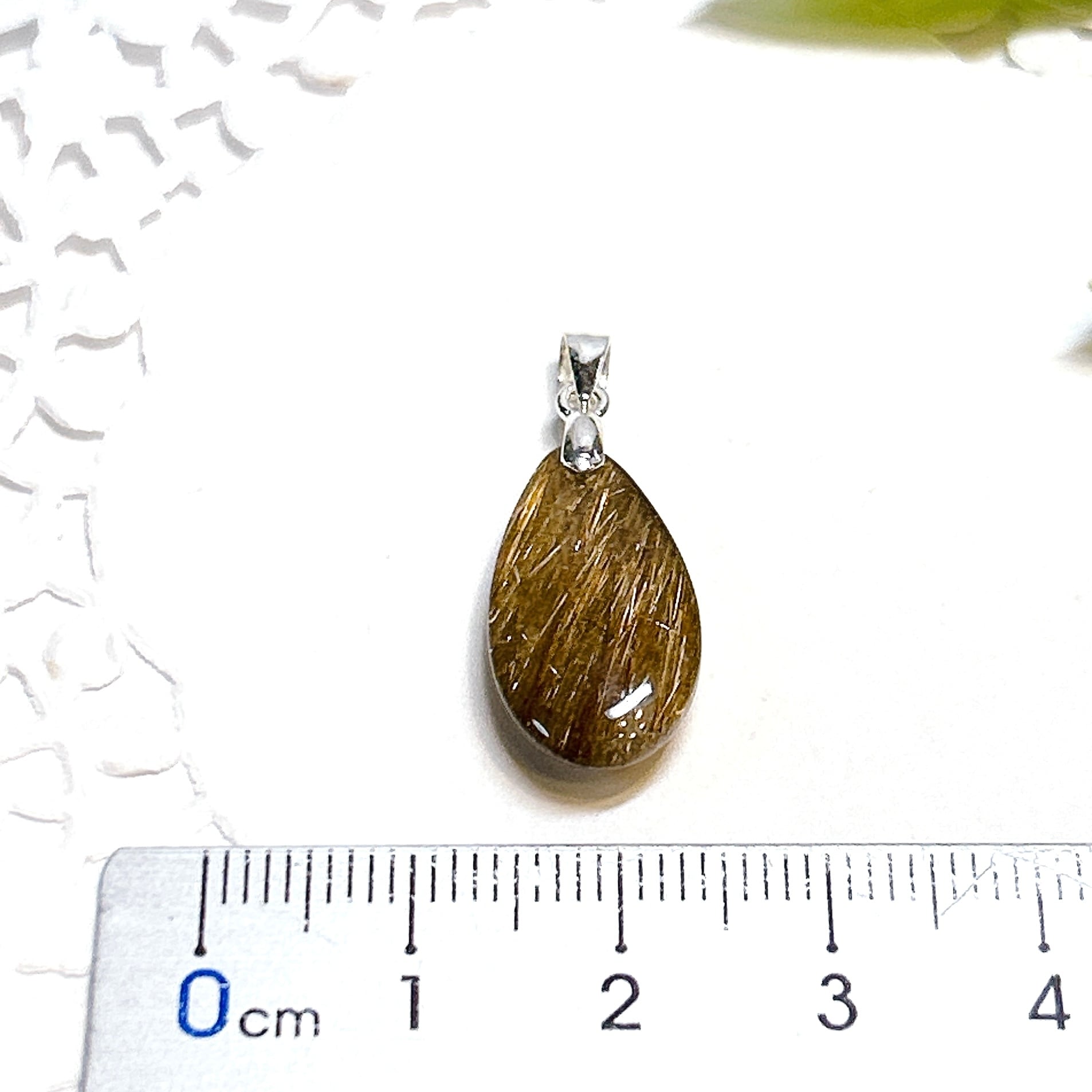 17950】コパールチルクォーツ ペンダント Rutile Quartz Pendant