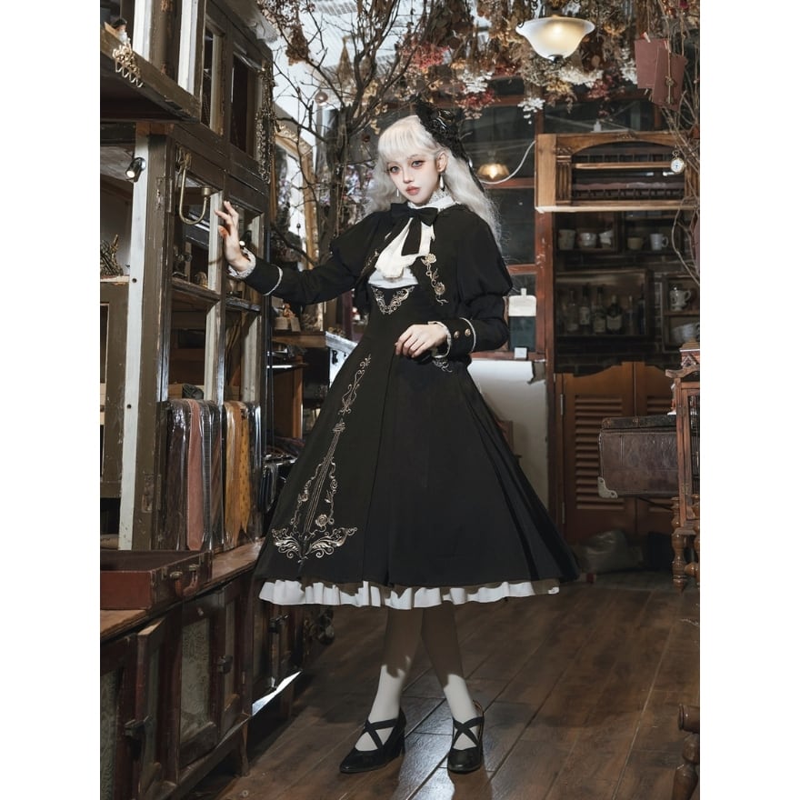 ゴシックロリィタ セットアップ｜ブラウス・ジャンパースカート