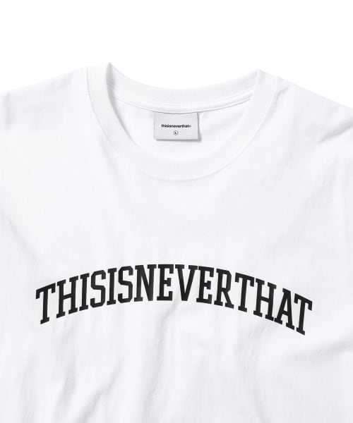☆TXT ボムギュ 着用！！【THISISNEVERTHAT】Arch-Logo Tee White | もごつ