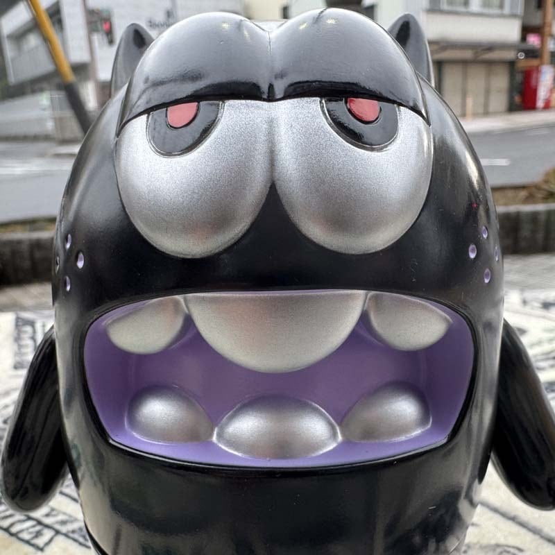 BLACK GANION x CASPCHAN Soft Vinyl Toy、キャスプちゃん ソフビ CASP