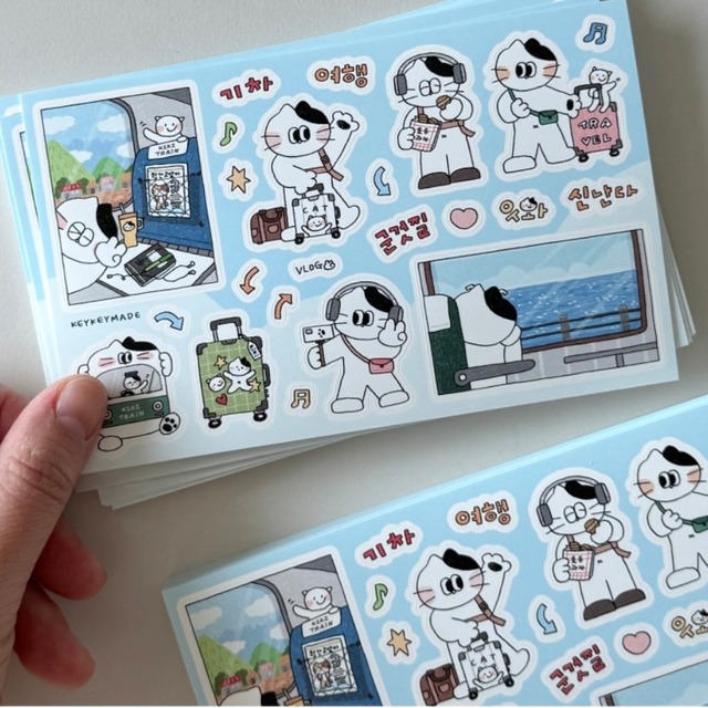 KEYKEYMADE 〔sticker -COFFEE TIME-〕